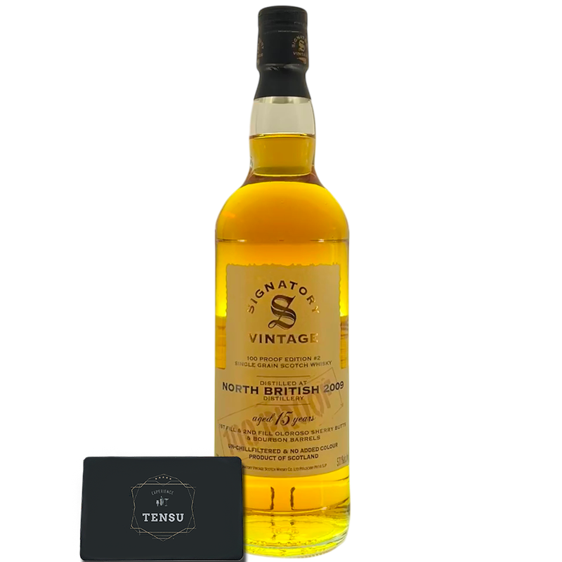 North British 15Y (2009-2025) 1st &amp; 2nd Fill Oloroso Sherry Butts &amp; Bourbon Barrels 57.1 100 Proof #2 "Signatory"