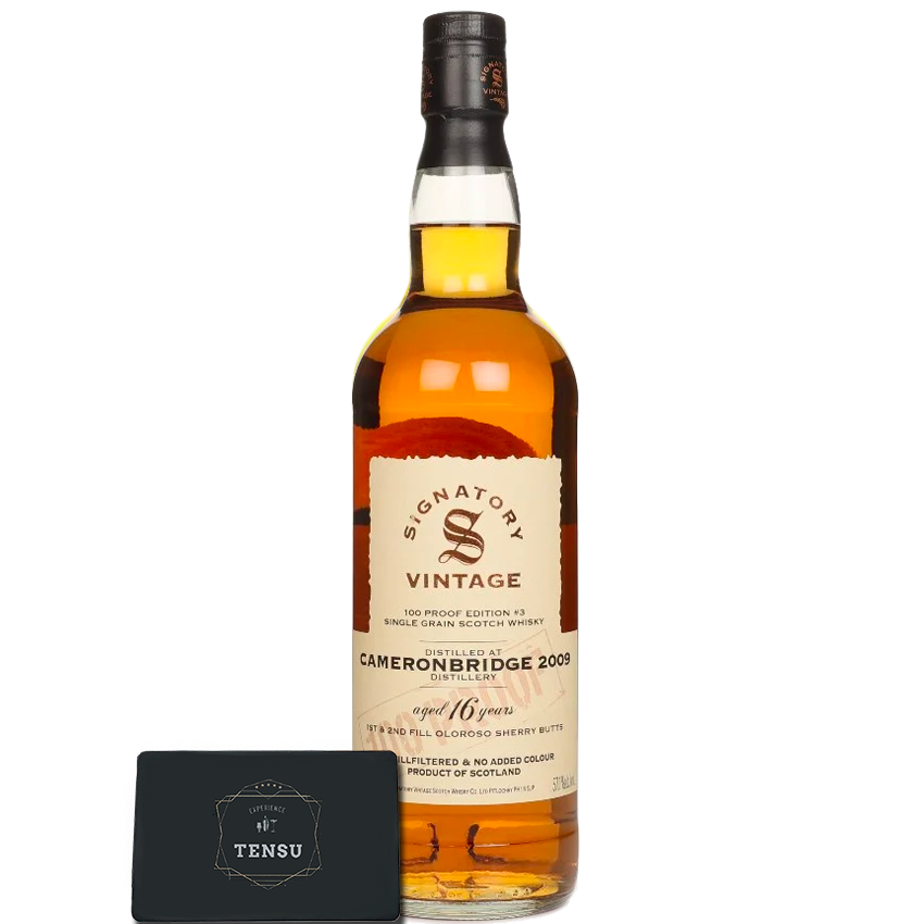 Cameronbridge 16Y (2009-2025) 1st &amp; 2nd Fill Oloroso Sherry Butts 57.1 100 Proof #3 "Signatory"