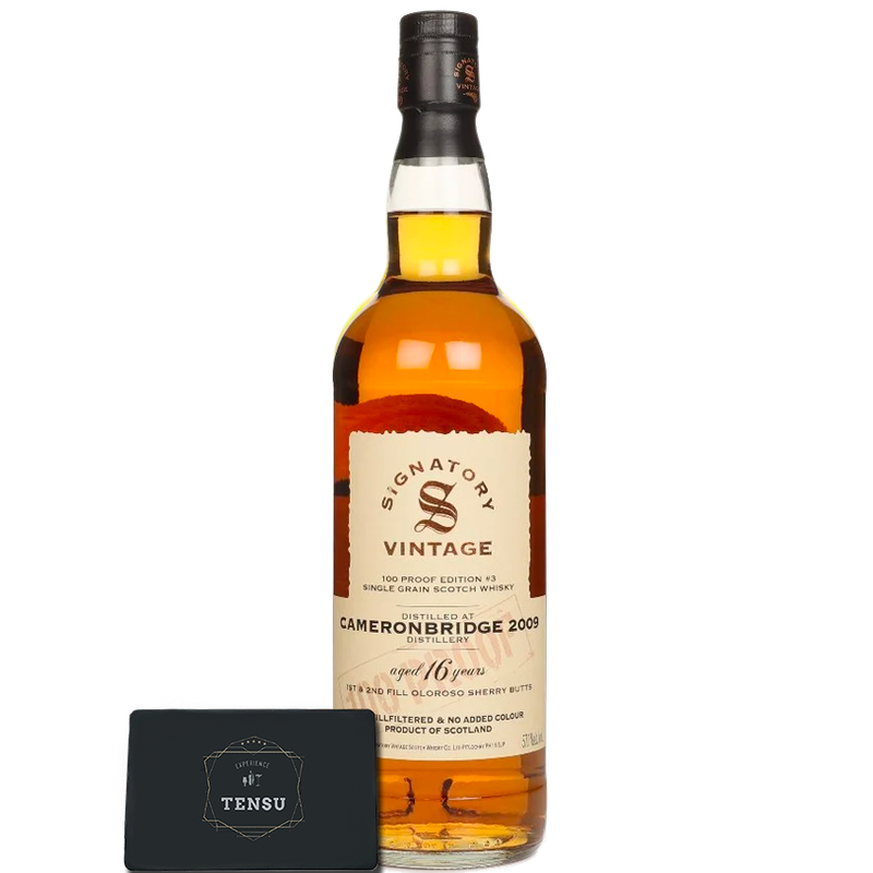 Cameronbridge 16Y (2009-2025) 1st &amp; 2nd Fill Oloroso Sherry Butts 57.1 100 Proof #3 "Signatory"