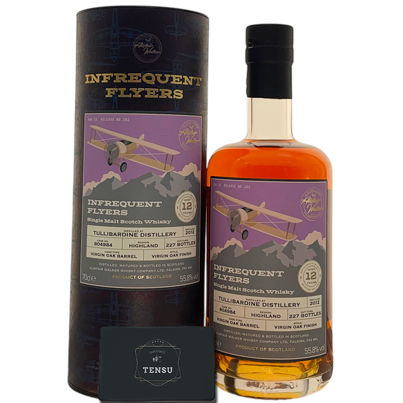 Tullibardine 12Y (2012-2024) Virgin Oak Barrel 55.8 B17 IFF N°161 "Alistair Walker Whisky Company"