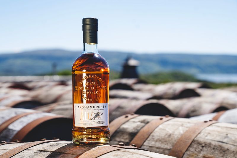 Ardnamurchan The Midgie (2025) 50% BBB, 48% Port Barriques &amp; 2% Sherry Casks 48.0 "OB"