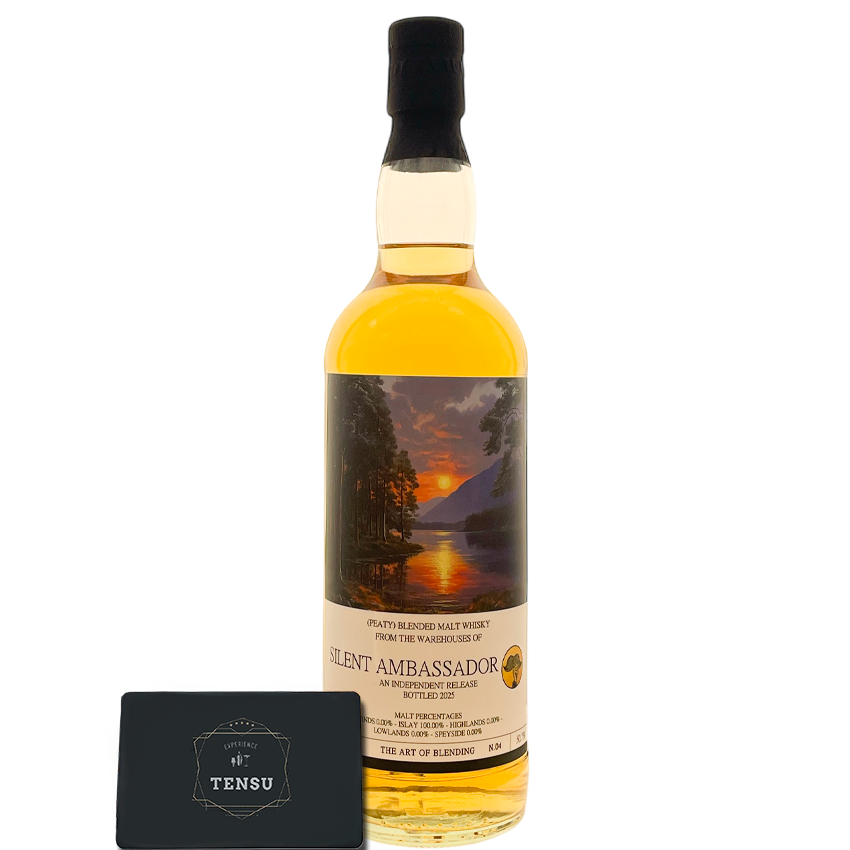 Peaty Blended Malt Whisky (2025) Ex-Bourbon &amp; Sherry Cask 50.7 AOB04 "Silent Ambassador"