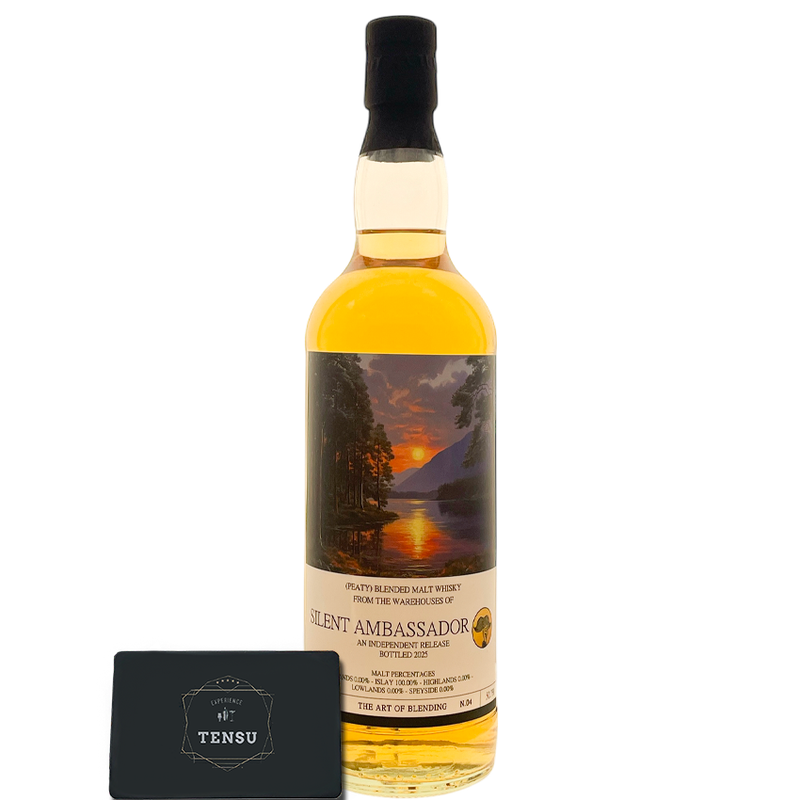 Peaty Blended Malt Whisky (2025) Ex-Bourbon &amp; Sherry Cask 50.7 AOB04 "Silent Ambassador"