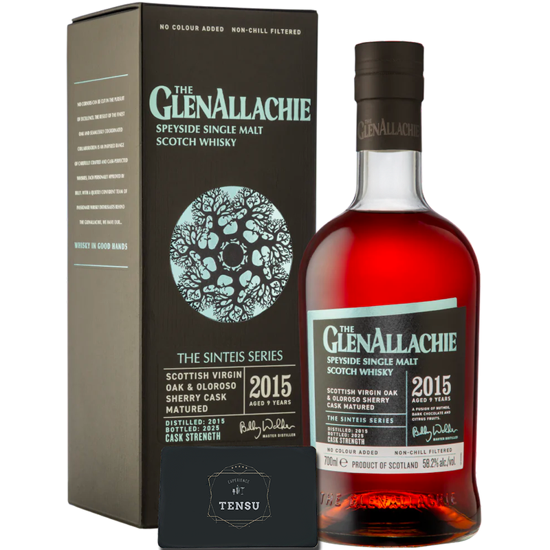 GlenAllachie 9Y The Sinteis Series Part II (2015-2025) Scottish VO &amp; Oloroso Sherry 58.2 TSS "OB"