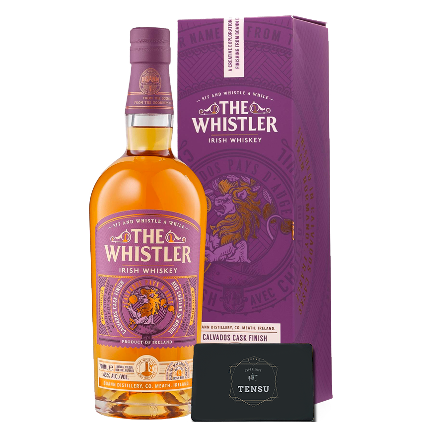 The Whistler Irish Whiskey Chateau Du Breuil Calvados Cask Finish 43.0 "Boann Distillery"