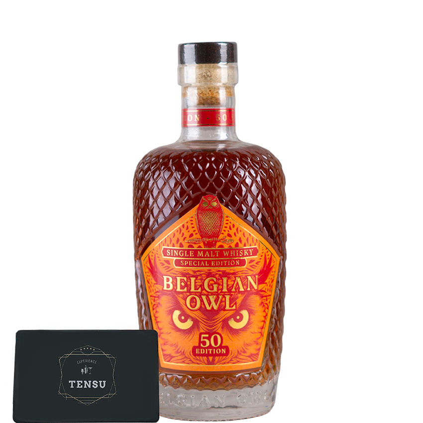 Belgian Owl "50" Limited Edition (2025) 1st Fill Bourbon Maturation &amp; PX + Bourbon Cask Finish 50.0 "OB"