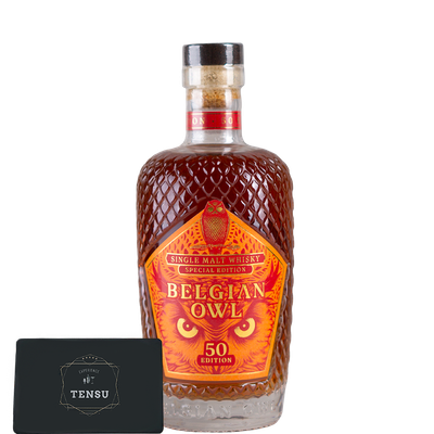 Belgian Owl "50" Limited Edition (2025) 1st Fill Bourbon Maturation &amp; PX + Bourbon Cask Finish 50.0 "OB"