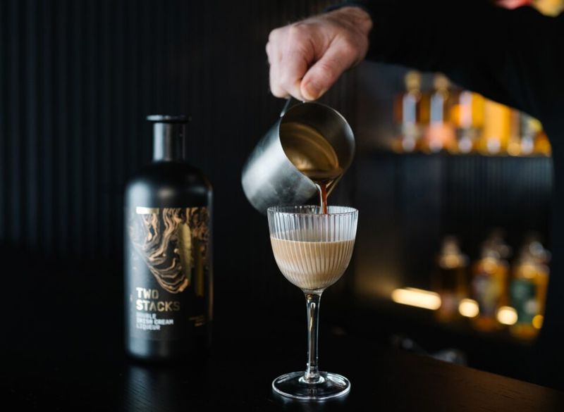 Two Stacks Double Irish Cream Liqueur 17.5 "Great Northern Distillery"