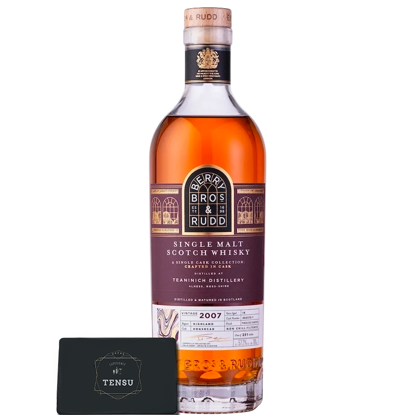 Teaninich 18Y (2007-2025) Hogshead &amp; Pineau Des Charentes 57.2 SC Crafted In Cask &quot;Berry Bros &amp; Rudd&quot;