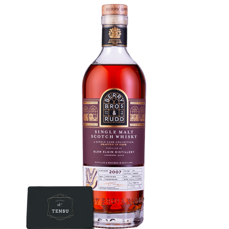 Glen Elgin 18Y (2007-2025) Hogshead &amp; Moscatel Cask Finish 57.4 SC Crafted In Cask &quot;Berry Bros &amp; Rudd&quot;