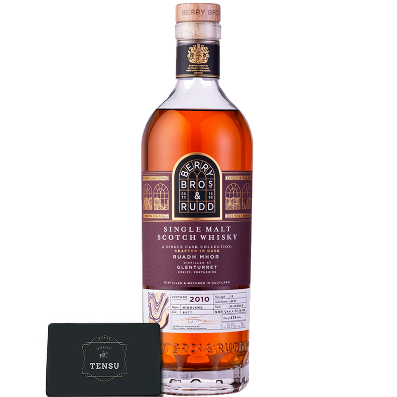 Glenturret 15Y Ruadh Maor (2010-2025) Butt &amp; Oloroso Cask Finish 55.5 SC Crafted In Cask &quot;Berry Bros &amp; Rudd&quot;