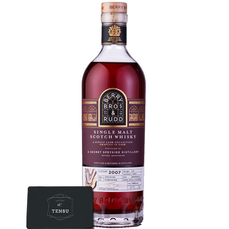 A Secret Speyside Distillery 18Y (2007-2025) Puncheon &amp; Marsala Cask Finish 63.2 SC Crafted In Cask &quot;Berry Bros &amp; Rudd&quot;