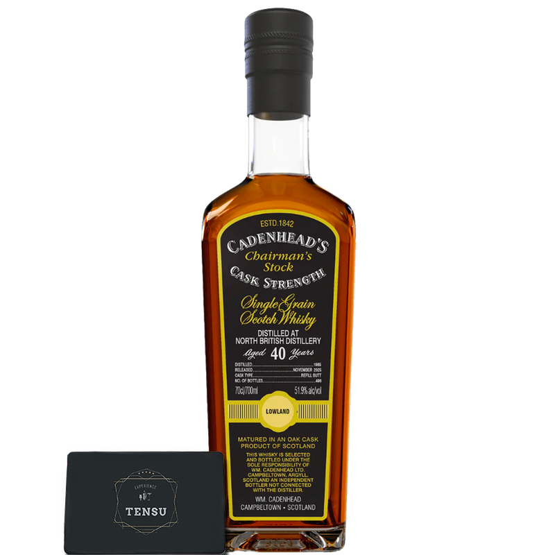 North British 40Y Chairman&#39;s Stock (1985-2025) Refill Butt 51.9 Cask Strength &quot;Cadenhead&#39;s&quot;
