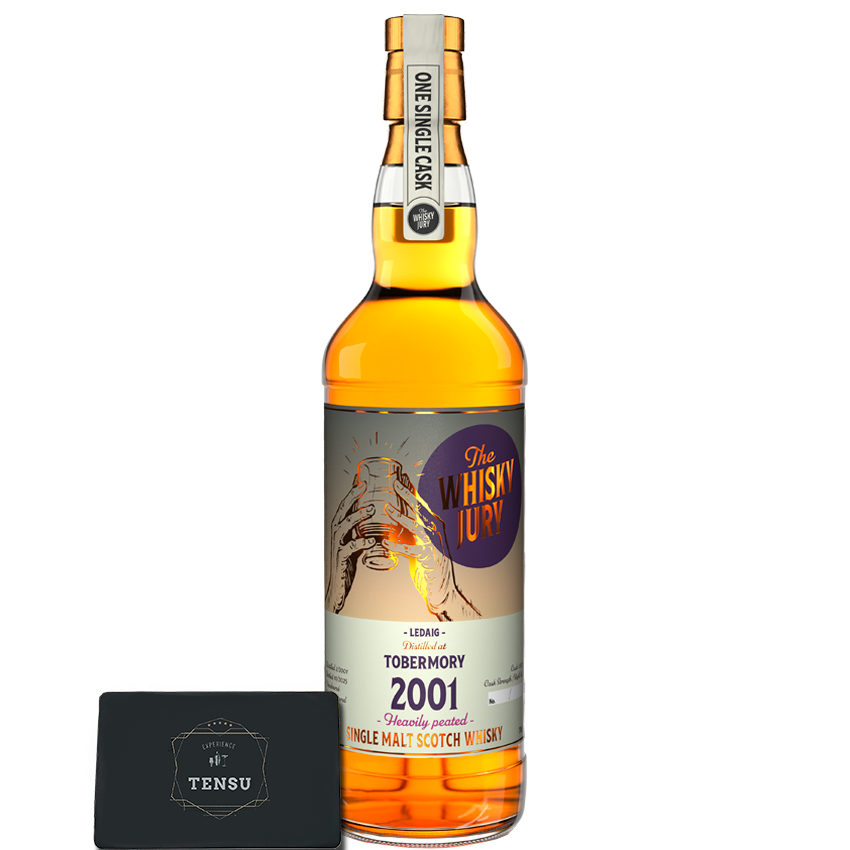 Tobermory / Ledaig 24Y Heavily Peated (2001-2025) Refill Hogshead 53.4 N°138 SC "The Whisky Jury"
