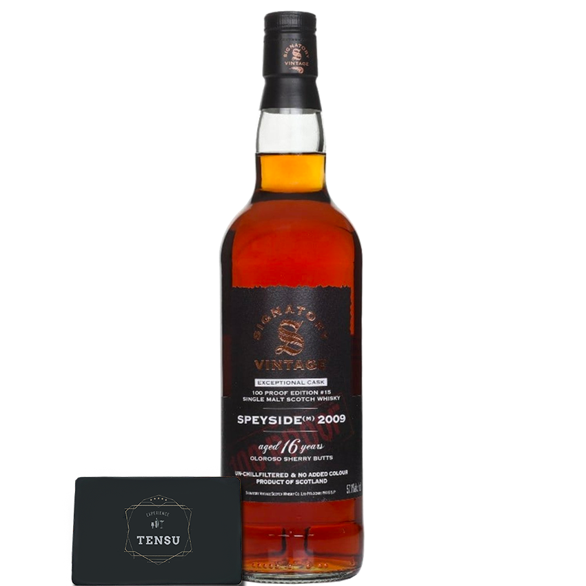 Speyside (M) 16Y (2009-2025) Oloroso Sherry Butts 57.1 Exceptional Cask 100 Proof #15 "Signatory"