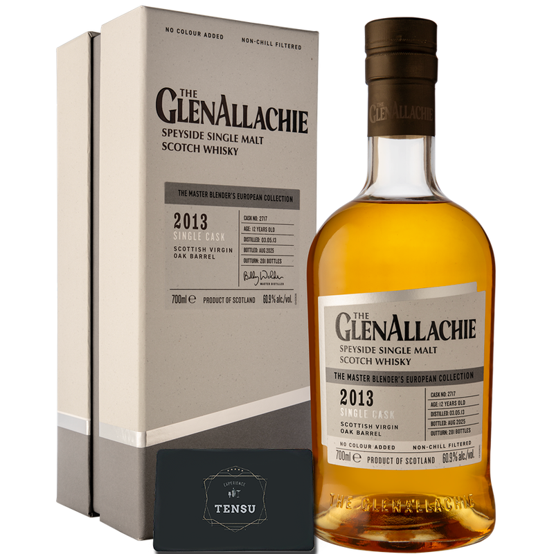 GlenAllachie 12Y (2013-2025) Scottish Virgin Oak Barrel 60.9 The Master Blender's European Collection "OB"