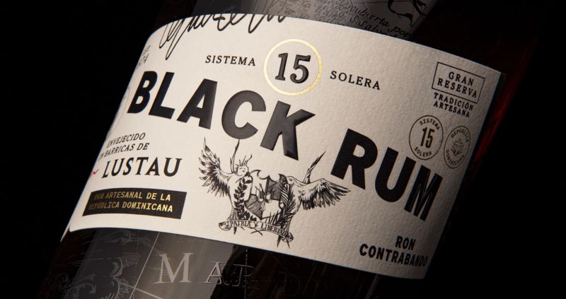Contrabando Black Rum Solera 15 (2025) Lustau Cask "Oliver &amp; Oliver"