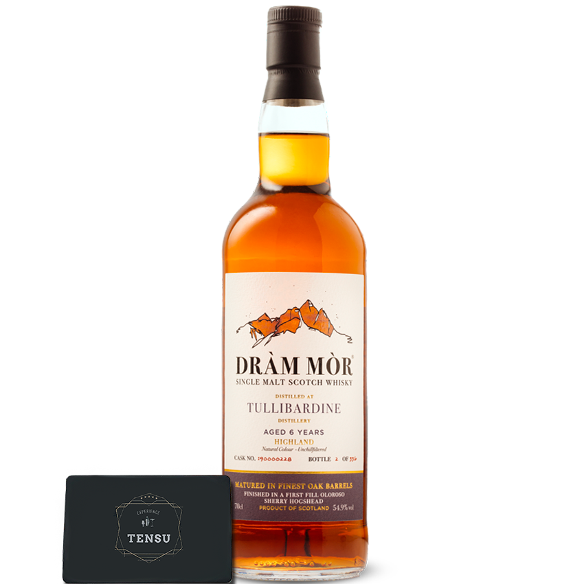 Tullibardine 6Y (2019-2025) 1st Fill Oloroso Sherry Hogshead Finish 54.9 SC "Dram Mor"