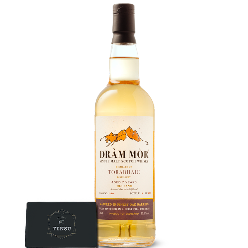 Torabhaig 7Y (2018-2025) 100% 1st Fill Bourbon Barrel 56.7 SC "Dram Mor"
