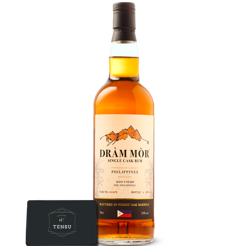 Secret Philippines Rum 4Y (2021-2025) Ex-Bourbon Barrel 59.0 "Dram Mor"