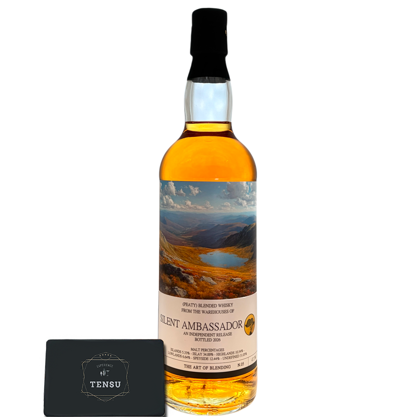 Peaty Blended Whisky (2026) Ex-Bourbon, Ex-Sherry &amp; Ex-Wine Cask 47.3 AOB05 "Silent Ambassador"