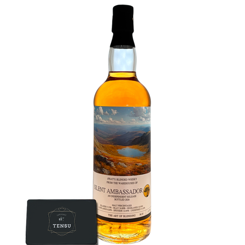 Peaty Blended Whisky (2026) Ex-Bourbon, Ex-Sherry &amp; Ex-Wine Cask 47.3 AOB05 "Silent Ambassador"