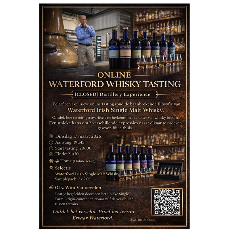 #95 Waterford - Zoom Whisky Tasting (Dinsdag 17 maart 2026)
