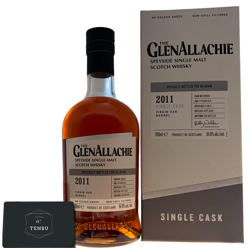 GlenAllachie 14Y Belgium Exclusive (2011-2025) Virgin Oak Barrel 61.9 "OB"