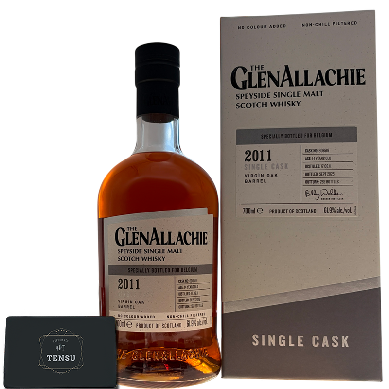 GlenAllachie 14Y Belgium Exclusive (2011-2025) Virgin Oak Barrel 61.9 "OB"