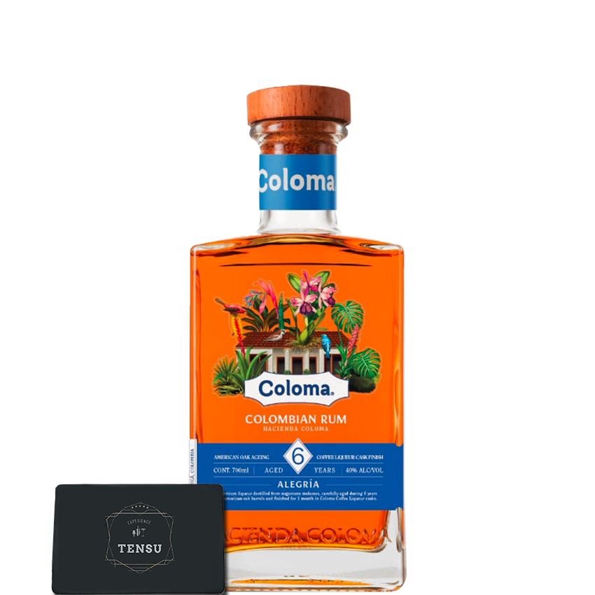 Coloma Colombian Rum 6Y Alegria - American Oak &amp; Coffee Liqueur Cask Finish 40.0 "OB"