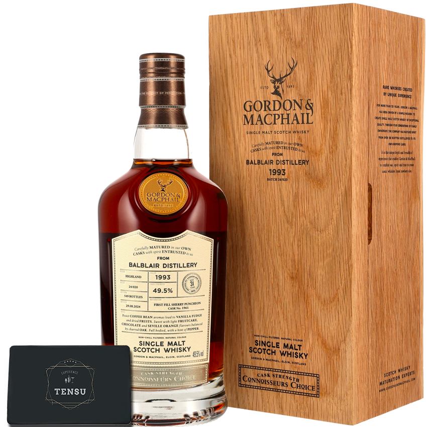 Balblair 31 Years Old (1993-2024) 1st Fill Sherry Puncheon 49.5 Connoisseurs Choice "Gordon &amp; MacPhail"