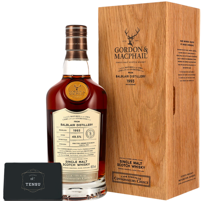 Balblair 31 Years Old (1993-2024) 1st Fill Sherry Puncheon 49.5 Connoisseurs Choice "Gordon &amp; MacPhail"
