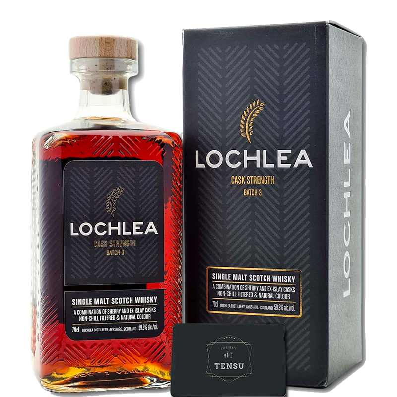 Lochlea Cask Strength Batch 3 (2025) Oloroso Sherry &amp; Ex-Islay Peated Cask 59.8 "OB"
