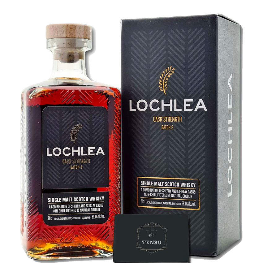 Lochlea Cask Strength Batch 3 (2025) Oloroso Sherry &amp; Ex-Islay Peated Cask 59.8 "OB"
