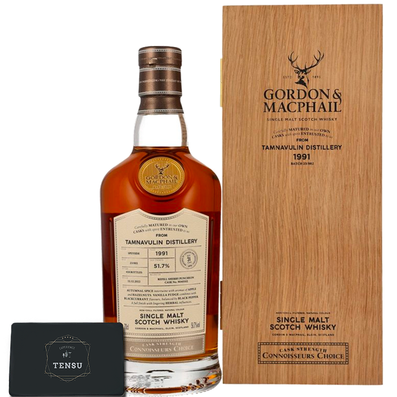 Tamnavulin 31Y (1991-2022) Refill Sherry Puncheon Batch 23/002 51.7 Connoisseurs Choice "Gordon &amp; MacPhail"