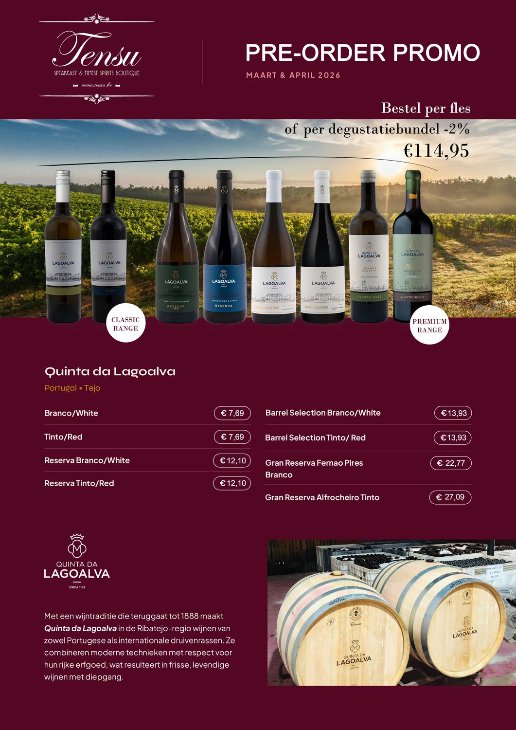 Quinta da Lagoalva (PromoPack 8x75CL)