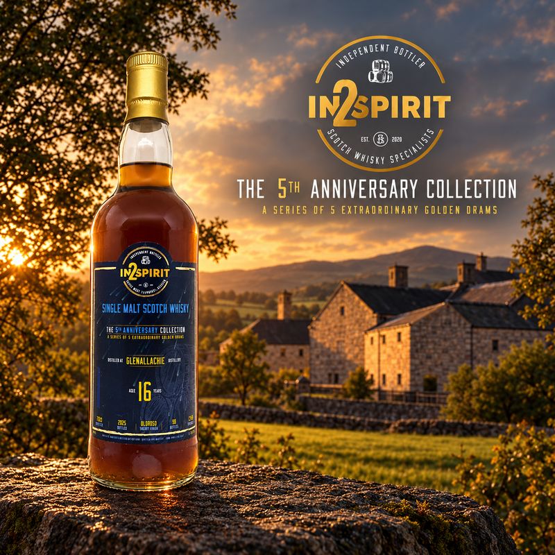 GlenAllachie 16Y (2008-2025) Oloroso Sherry Finish 53.5 - 5th Anni RL01 "IN2S"