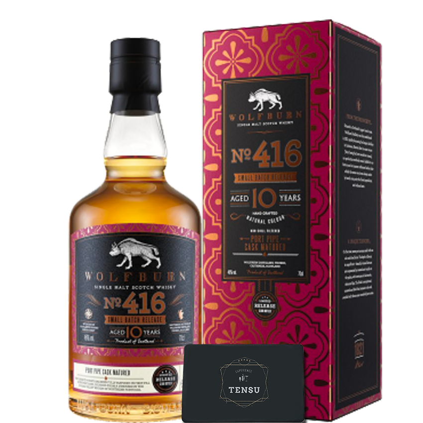 Wolfburn 10Y Small Batch #416 (2026) 1st Fill Ruby Port 46.0 "OB"