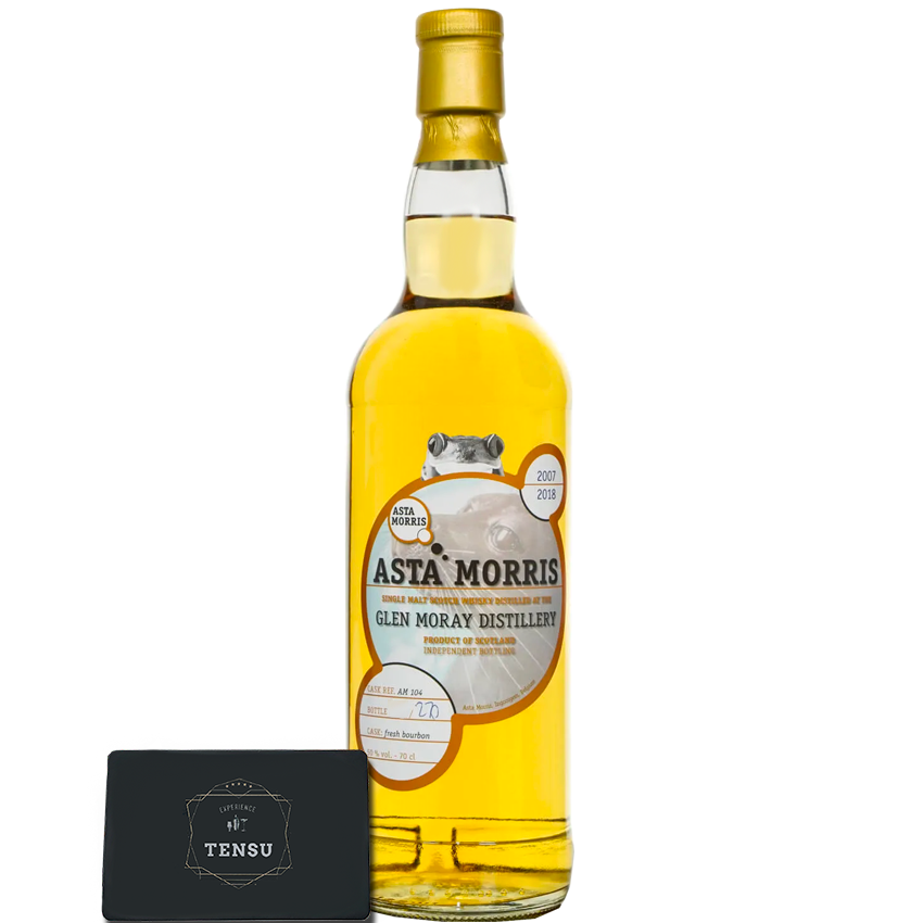 Glen Moray 11Y (2007-2018) Fresh Bourbon 50.0 "Asta Morris"