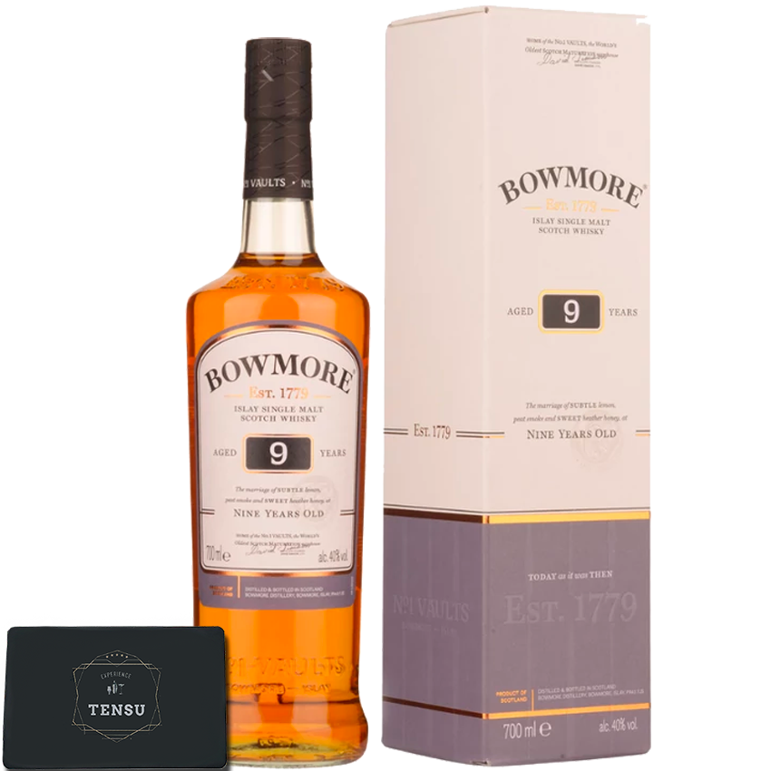 Bowmore 9Y () Ex-Bourbon &amp; Oloroso Sherry Casks 40.0 "OB"