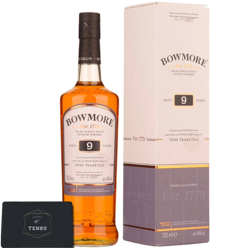 Bowmore 9Y () Ex-Bourbon &amp; Oloroso Sherry Casks 40.0 "OB"