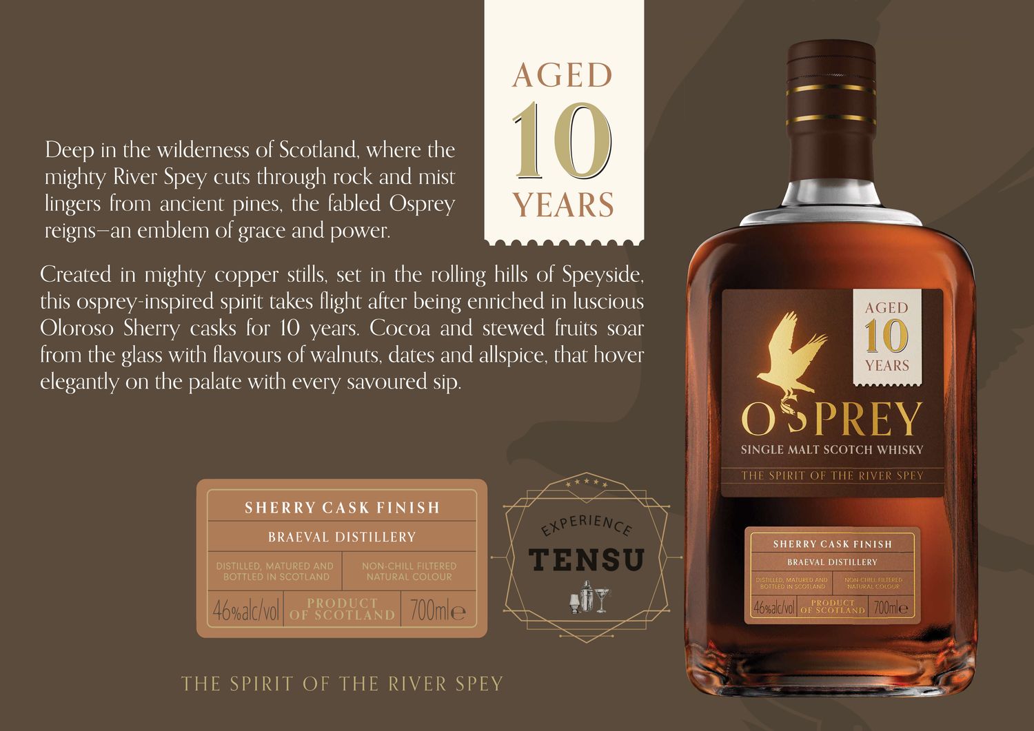 Braeval 10Y - Sherry Cask Finish 46.0 Osprey "Aceo"