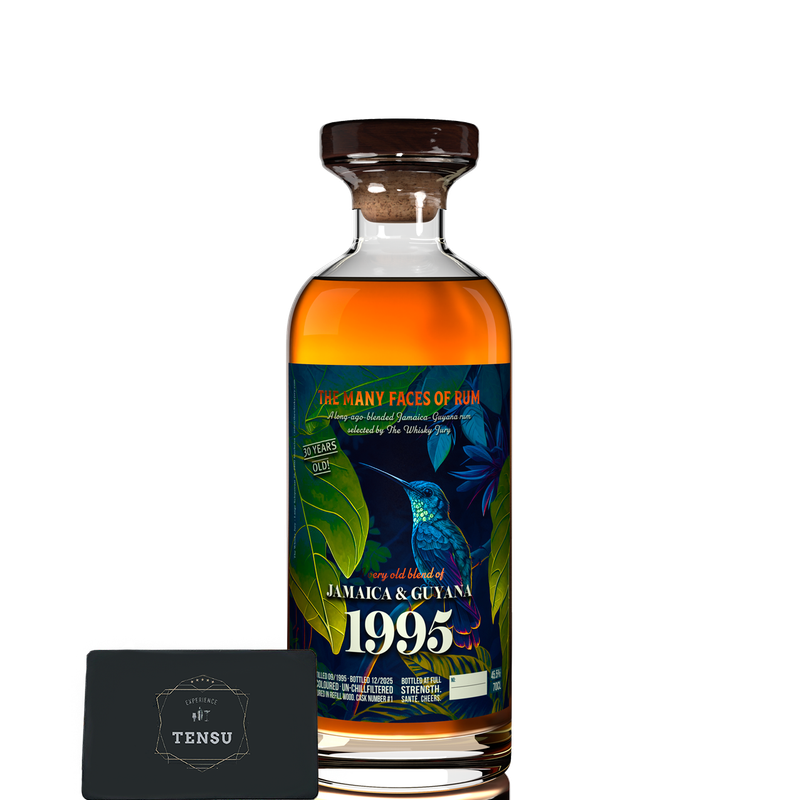 Jamaica &amp; Guyana 30Y Blended Rum TMFOR (1995-2025) Refill Wood 45.5 "The Whisky Jury"