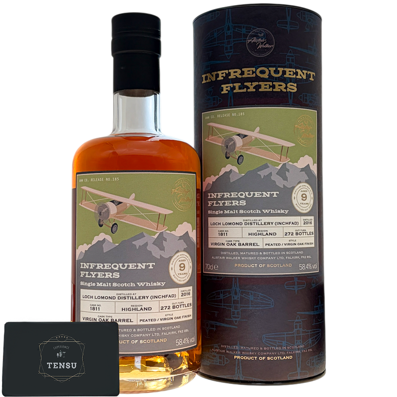 Inchfad / Loch Lomond 9Y (2016-2025) Peated / Virgin Oak Barrel 58.4 IFF N°185 "Alistair Walker Whisky Company"