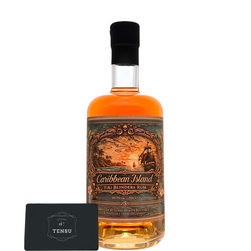 Caribbean Island - TiKi Blinders Rum (Batch 1) 40.3 "Tensu Spirits Boutique"