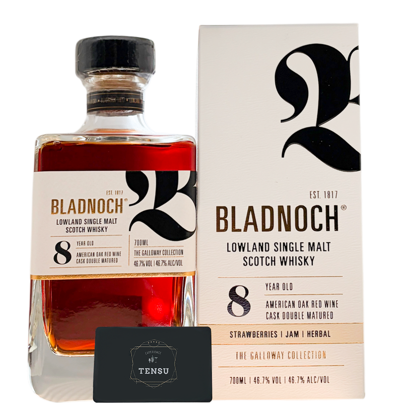 Bladnoch 8Y (2026) American Oak Red Wine Cask 46.7 The Galloway Collection "OB"