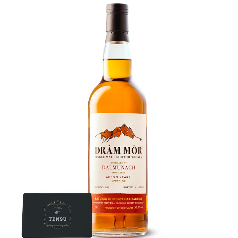 Dalmunach 9Y (2016-2026) 1st Fill Oloroso Sherry Hogshead Finish 57.3 SC "Dram Mor"