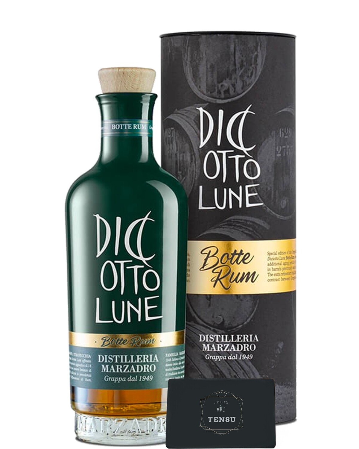 Grappa Marzadro Diciotto Lune Botte Rum 42.0 (50CL) "OB"