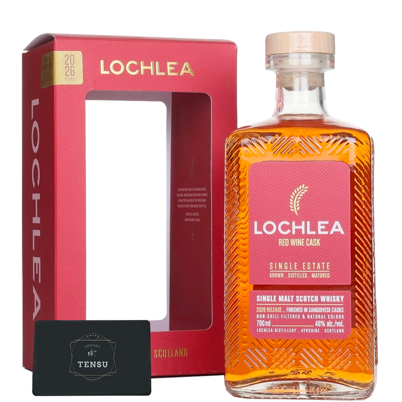 Lochlea Red Wine Cask (2026) 1st Fill Bourbon &amp; Sangiovese Cask Finish 46.0 "OB"