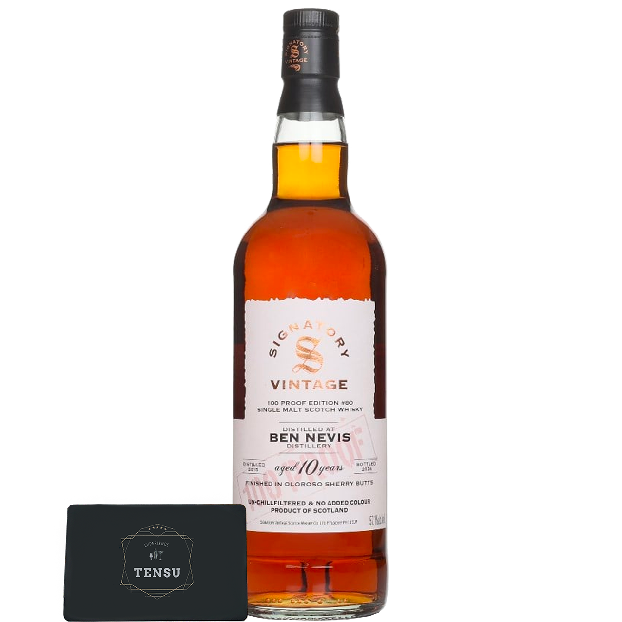 Ben Nevis 10Y 100 PROOF Edition #80 (2015-2026) Oloroso Sherry Butts Finish 57.1 "Signatory"